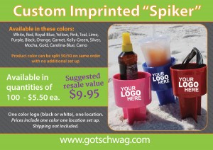 Spiker custom printed lifestyle holder