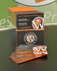 painted edge thick business cards ocala printing