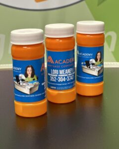 logo branded bubbles