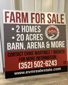 coroplast signs printed in ocala marion county